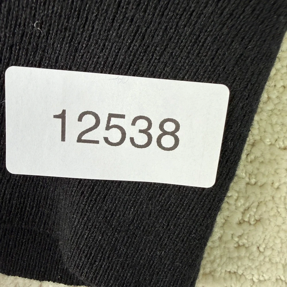 Neiman Marcus Mock Neck Sweater Mens Large Black Silk Cashmere Blend Luxury